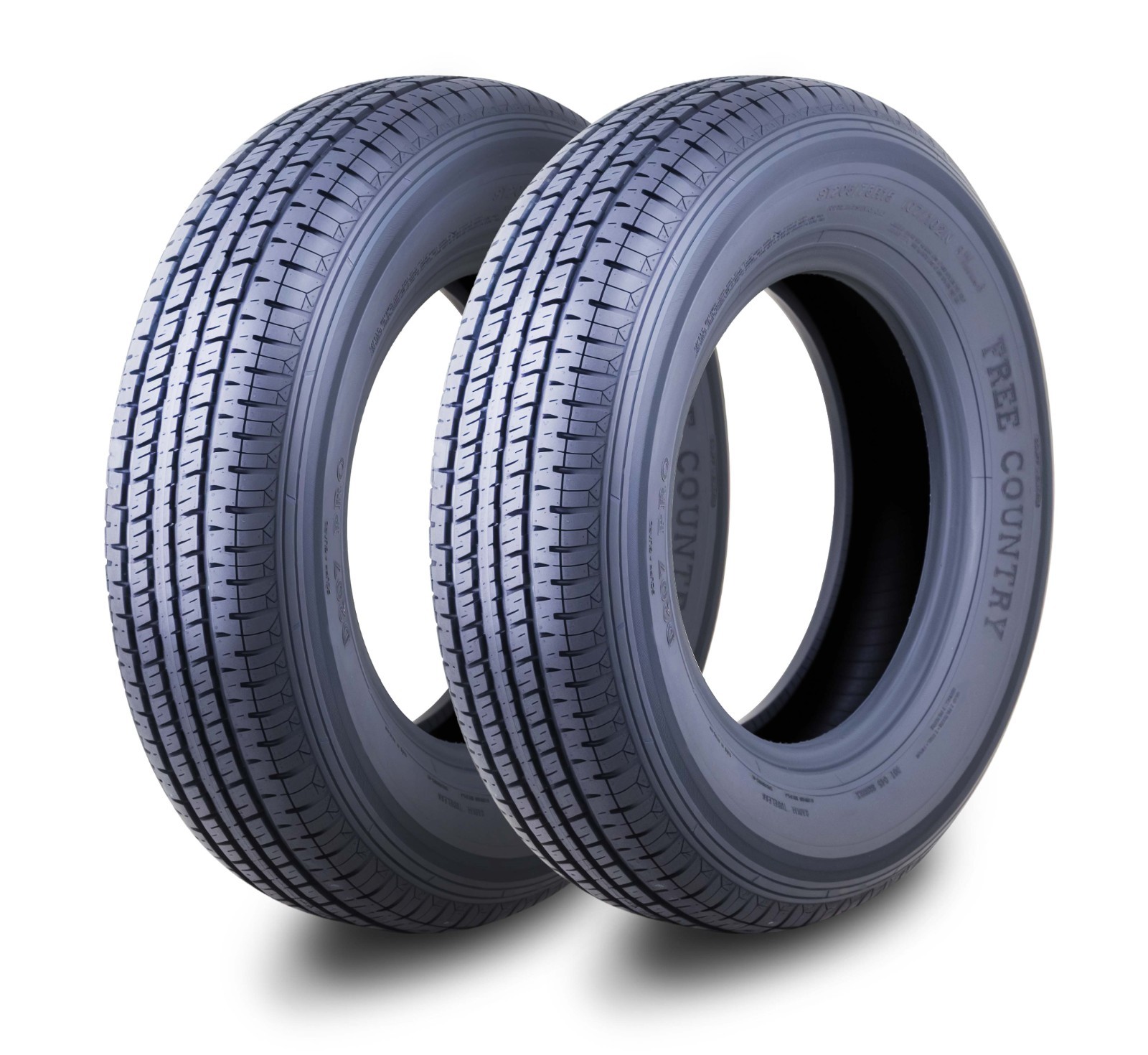 2PC ST205 75R15 Free Country Premium Trailer Tires 205 75 15 Radial 8PR LR D 2PC ST205 75R15 Free Country Premium Trailer Tires 205 75 15 Radial 8PR LR D