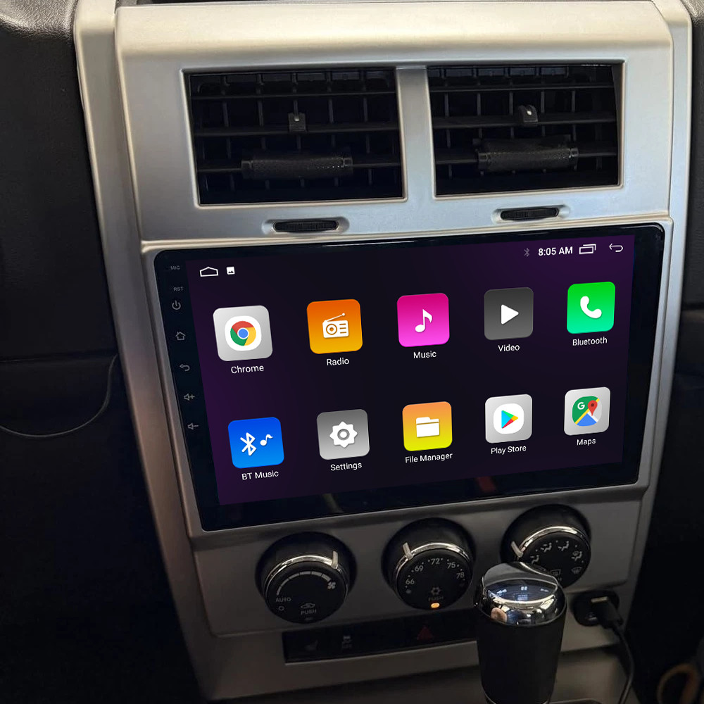 For Jeep Liberty 2008-2012 Android Auto Car Multimedia Players GPS Navi Carplay