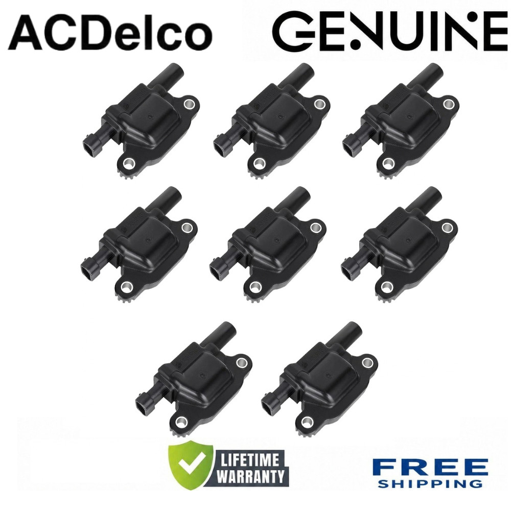OEM NEW ACDELCO x8 Ignition Coils for 2007-13 Chevrolet Silverado 1500 4.8L/5.3L