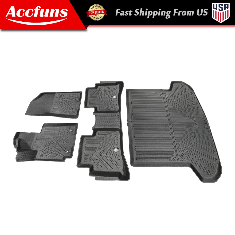 New For Hyundai Tucson 2016-2021 TPE Floor Mats Liners + Trunk Cargo Liner Set