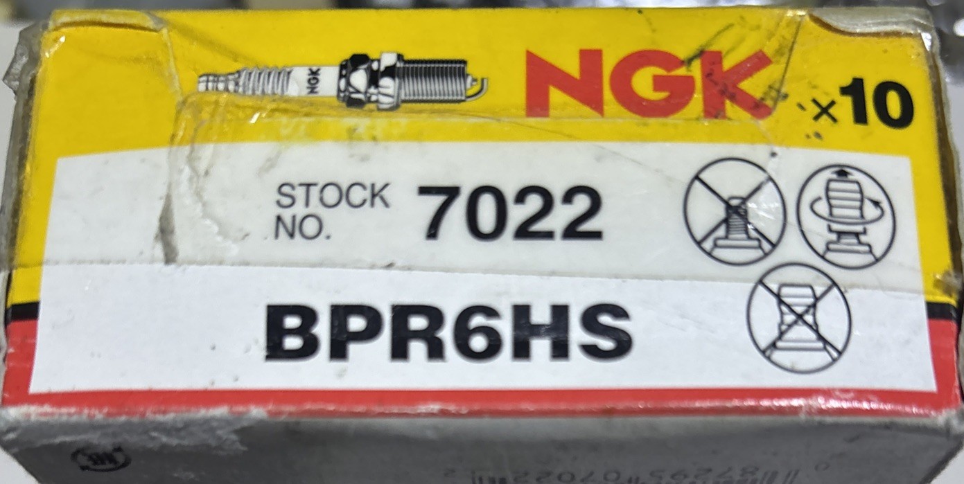 Two NGK 7022 BPR6HS Nickel Spark Plug Made in Japan OEM(2 Plug Lot) 2000’s Plugs