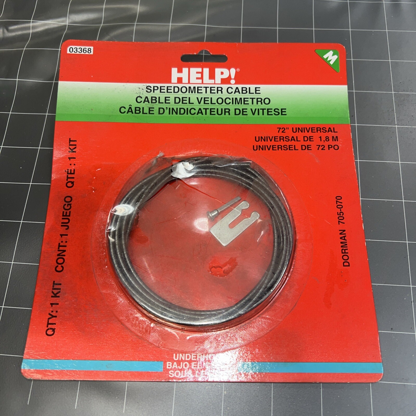 Dorman Help 03368 Universal Speedometer Cable Kit 72\ Dorman Help 03368 Universal Speedometer Cable Kit 72\