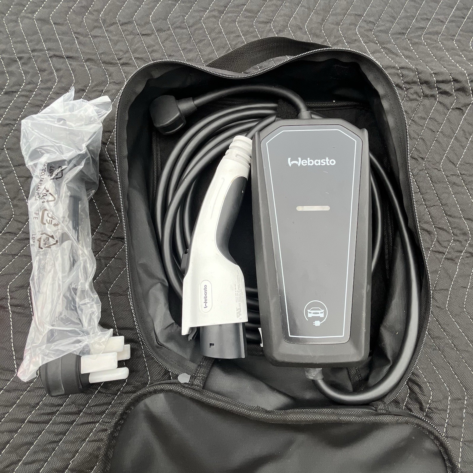 Webasto Go EV Charger portable dual voltage charging 32A 120 240v Kia 5910757C Webasto Go EV Charger portable dual voltage charging 32A 120 240v Kia 5910757C