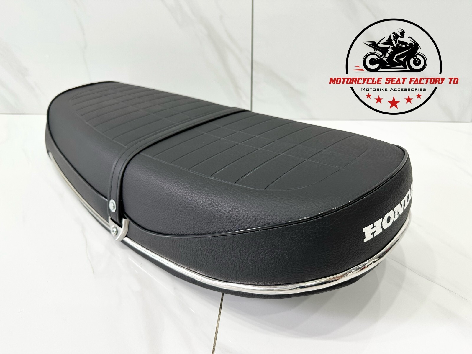Honda CB750 K2-K6 1972 1973 1974 1975 1976 CB750K Classic Style Seat. Metal Pan.