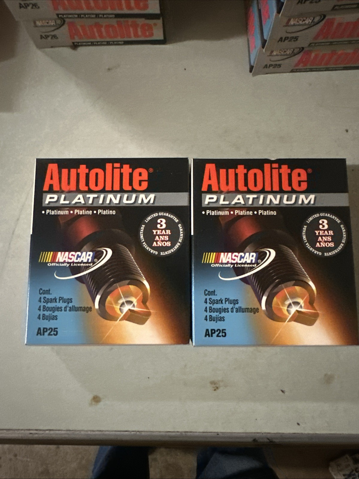 Autolite Platinum AP25 Spark Plugs 8-Pac🔥New Nascar Performance🔥NOS 8 Count