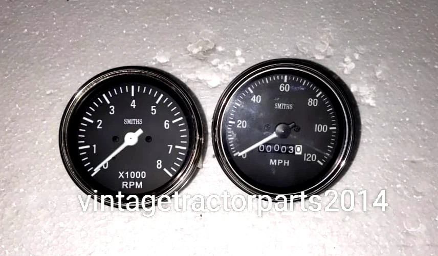 Smiths Replica Speedometer 0-120MPH and 0-8000 RPM Electronics Electric 85MM BC
