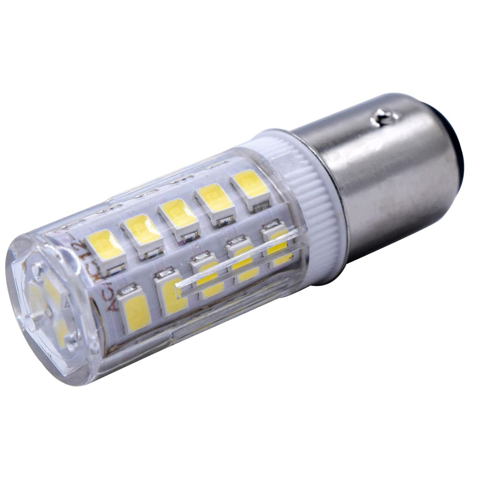 HQRP BAY15d 33-SMD Cool White Light Bulb for Perko 200 Navigation Lights