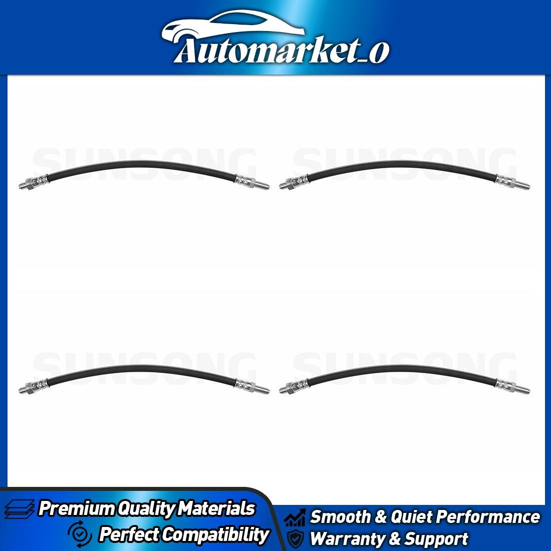 Brake Hydraulic Hose Front Rear For MG MGB 1963-1974