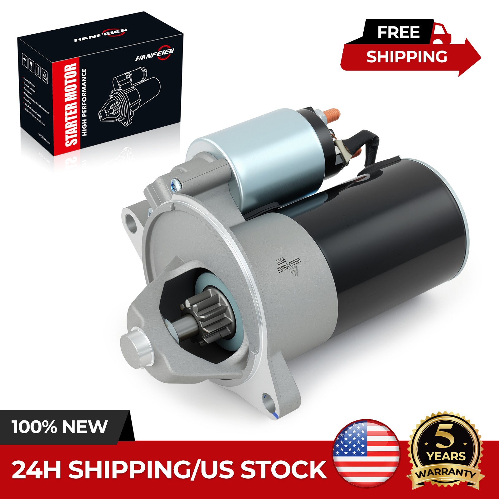 Starter Motor for Ford F-150 F-250 F-350 Mustang Lincoln Mercury 1.4KW 12V 10T