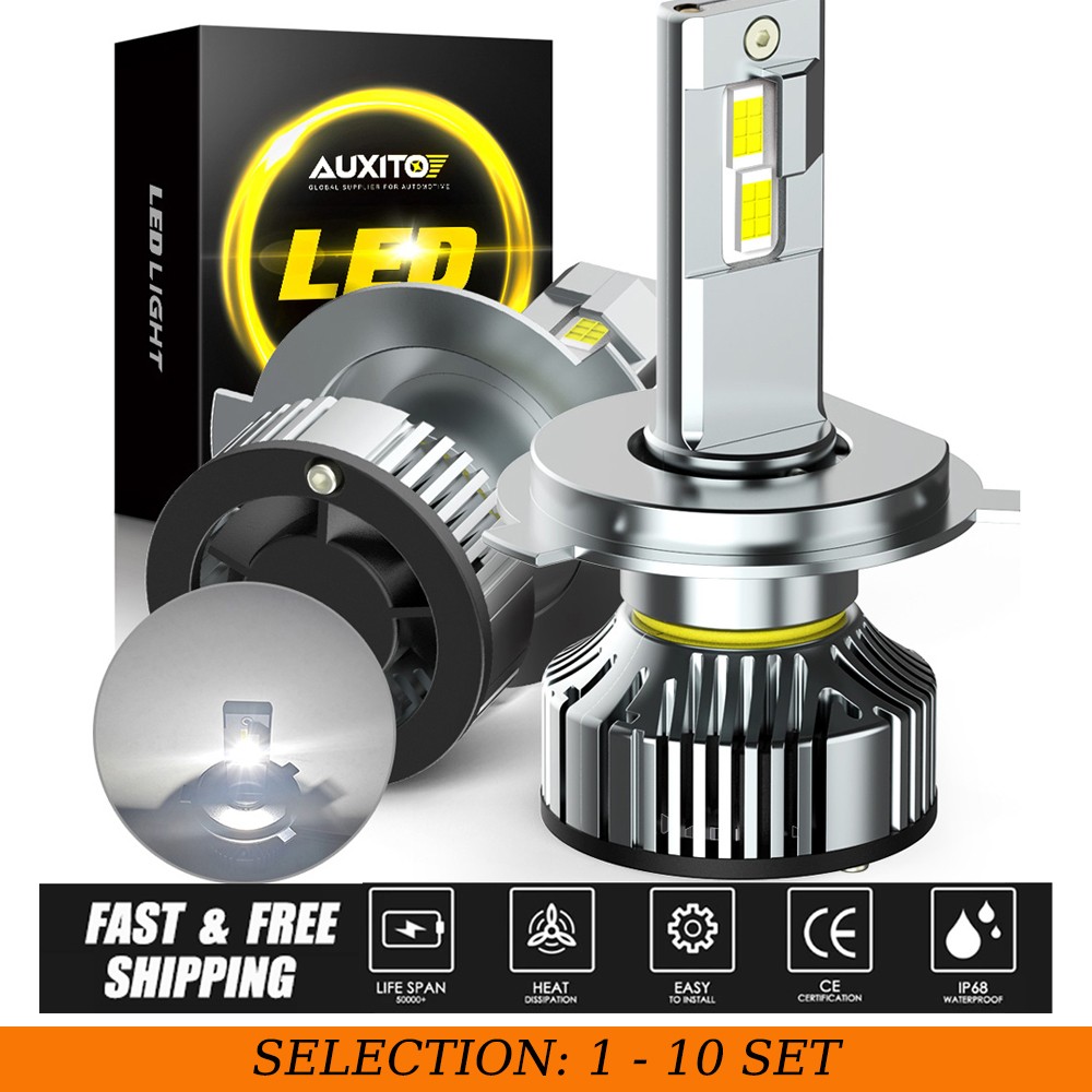 2-20PCS 9003 H4 LED Headlight Bulb Kit High Low Beam 6500K White Lamp Canbus Y19