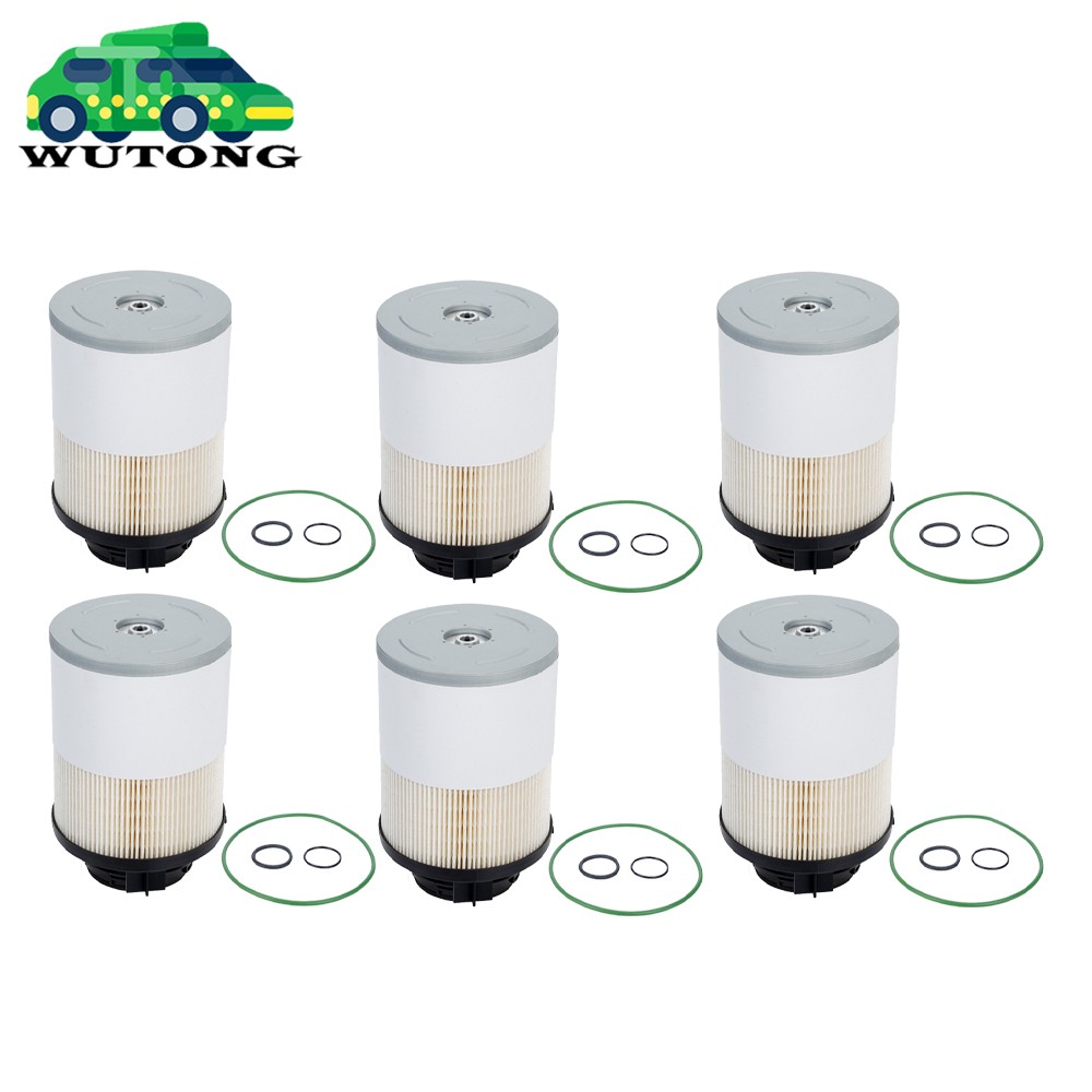 6Pcs FS20083 Fuel Water Separator Filter Fits For Cummins ISX DD13 DD15 DD16 NEW
