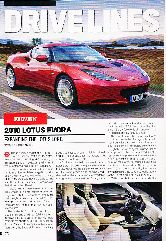 2010 Lotus Evora - Classic Article D67