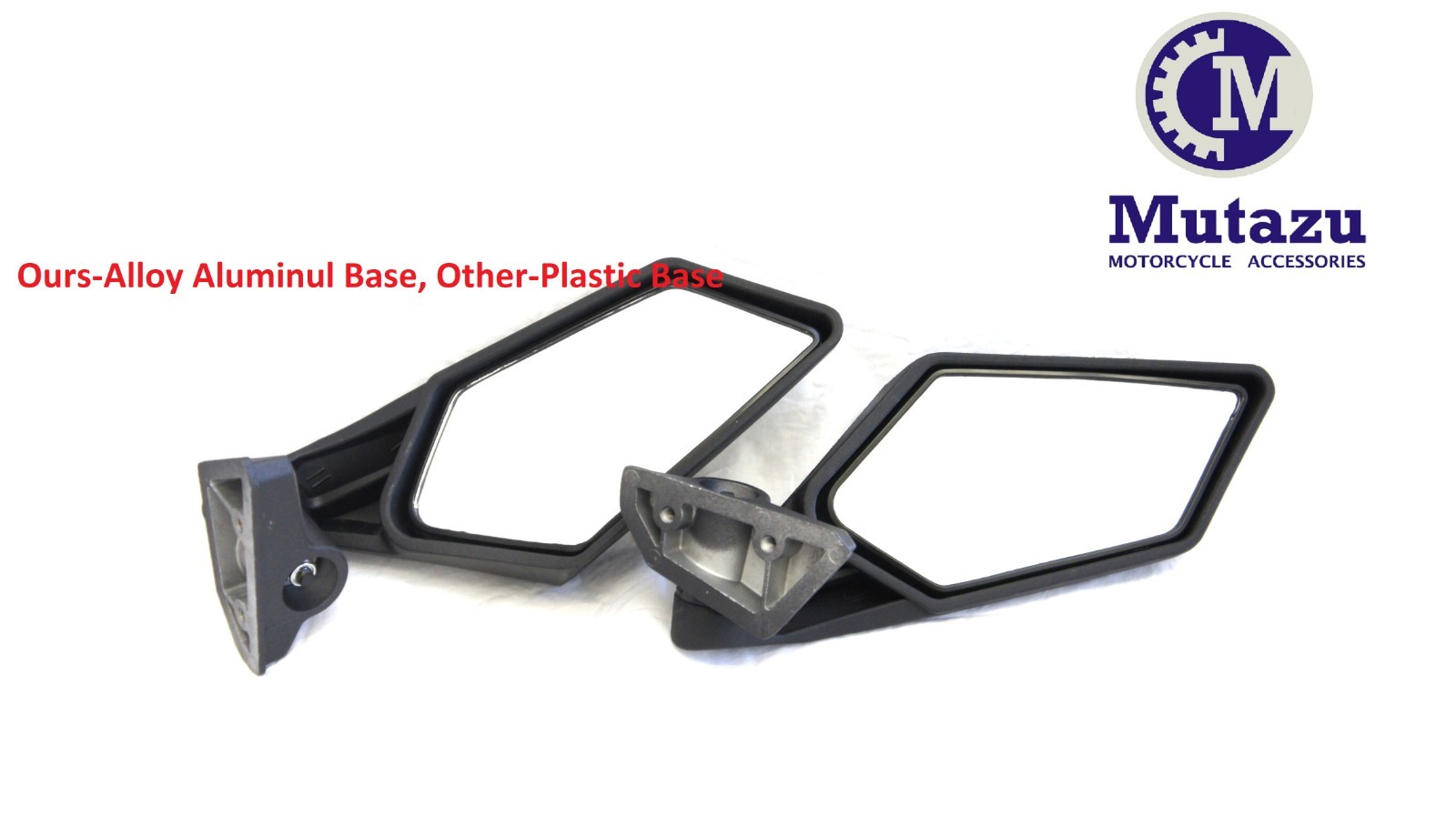 FOR 2017-2018 Can Am Maverick X3 MAX  Racing Side Mirrors L+R w/ Aluminum Base  