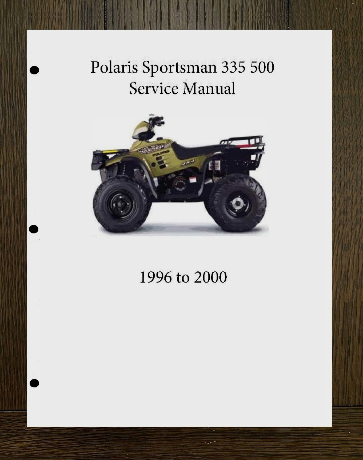1996-2000 ATV SPORTSMAN Workshop Repair Manual Fits POLARIS 335 500 PN 9914203 1996-2000 ATV SPORTSMAN Workshop Repair Manual Fits POLARIS 335 500 PN 9914203