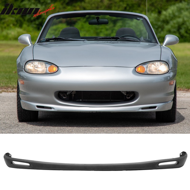 Fits 99-00 Mazda Miata OE Factory Style Front Bumper Lip Spoiler Unpainted PU Fits 99-00 Mazda Miata OE Factory Style Front Bumper Lip Spoiler Unpainted PU