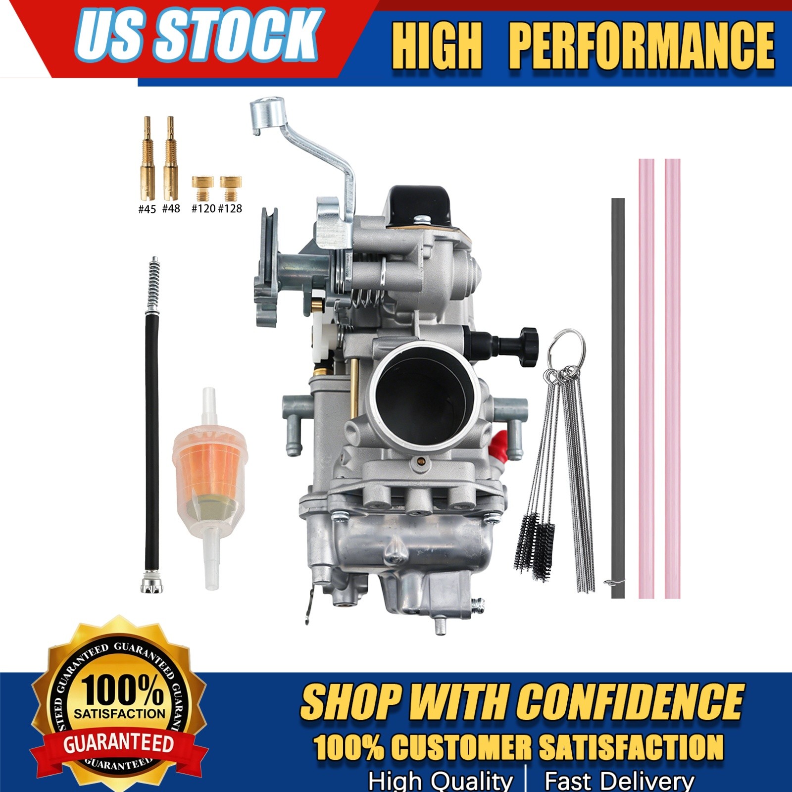 Carb For Mikuni TM33-8012 Carburetor Mikuni 33mm TM Flat Slide Series Carburetor