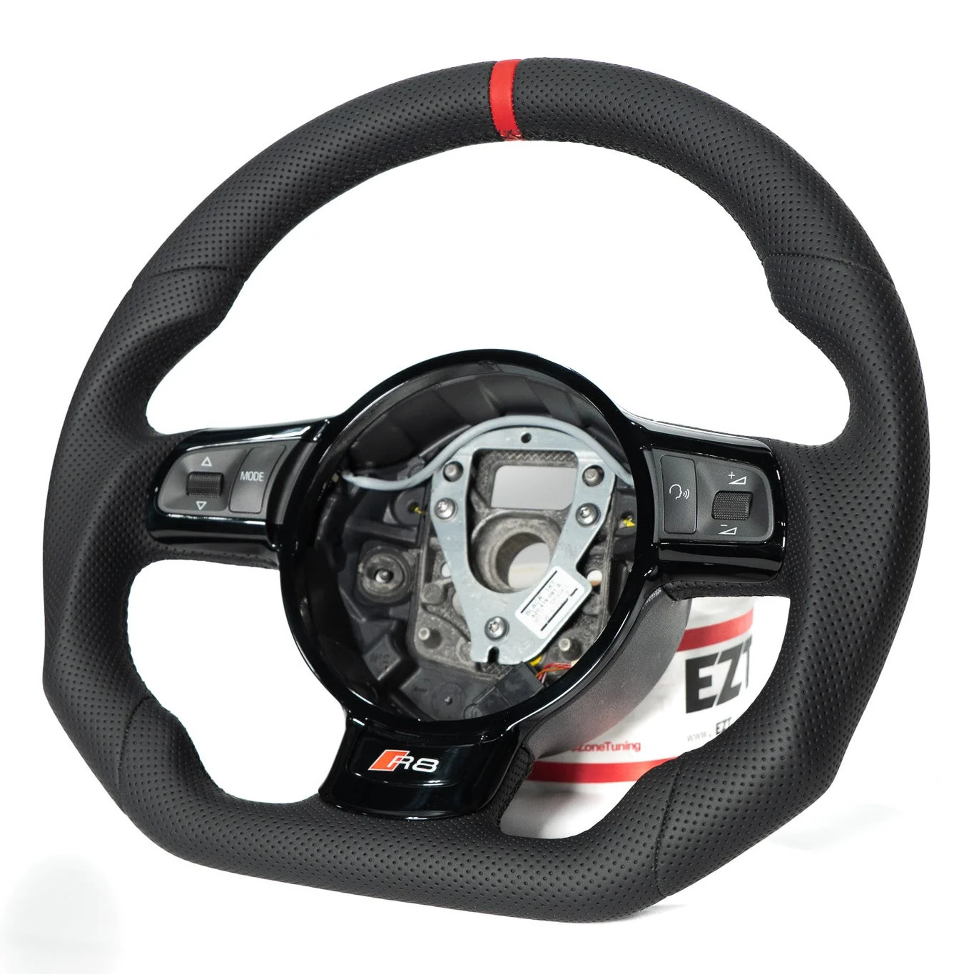 EZT Leather Steering Wheel for Audi R8 TT TTS TT RS 2008-2015 Buttons Paddles