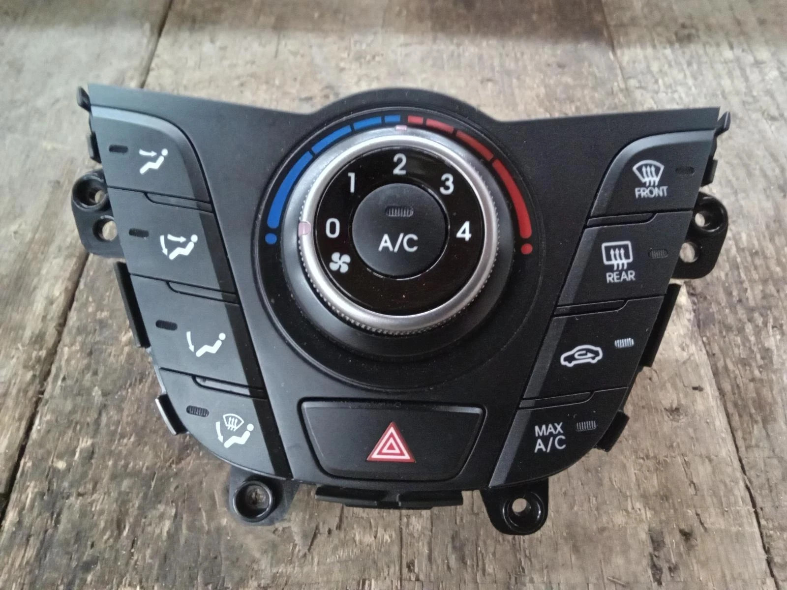 12-17 Hyundai Veloster Manual AC Heater Climate Temperature Control Dull Finish