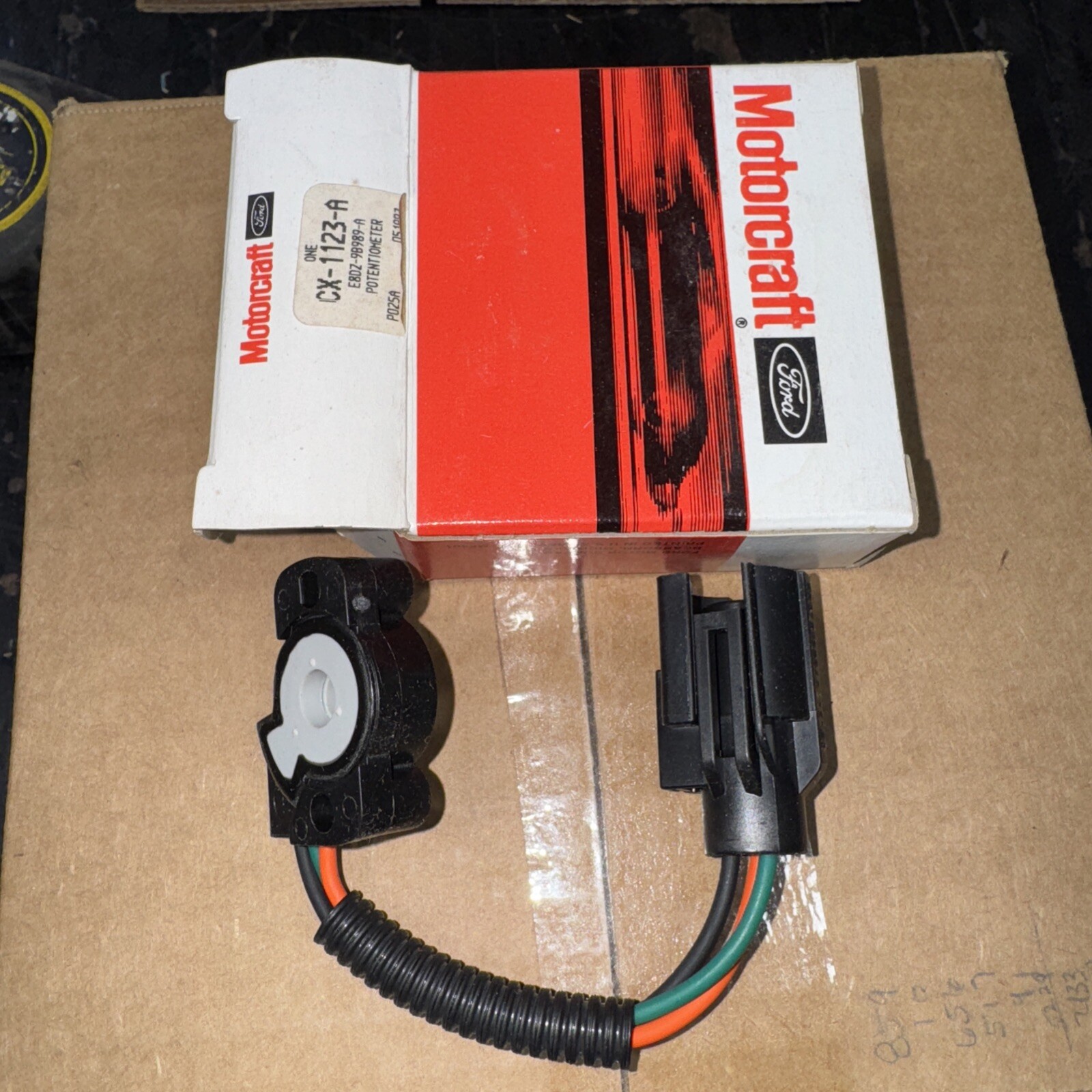 FORD E8DZ-9B989-A Potentiometer TPS Throttle Position Sensor CX-1123-A  OEM NOS 