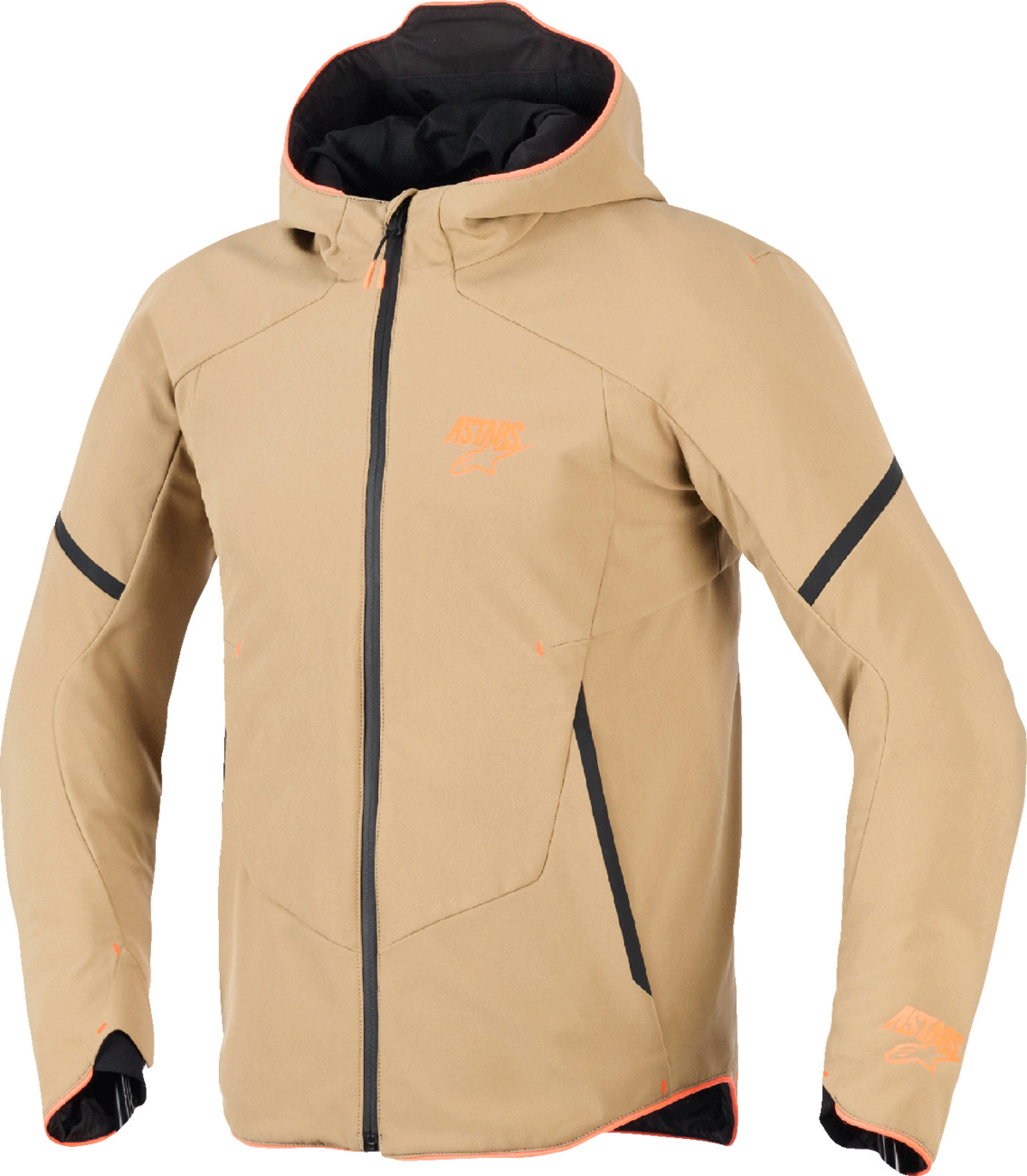 ALPINESTARS For AerosheLL Waterproof Jacket - Dark Khaki/BLack/Orange FLuo -