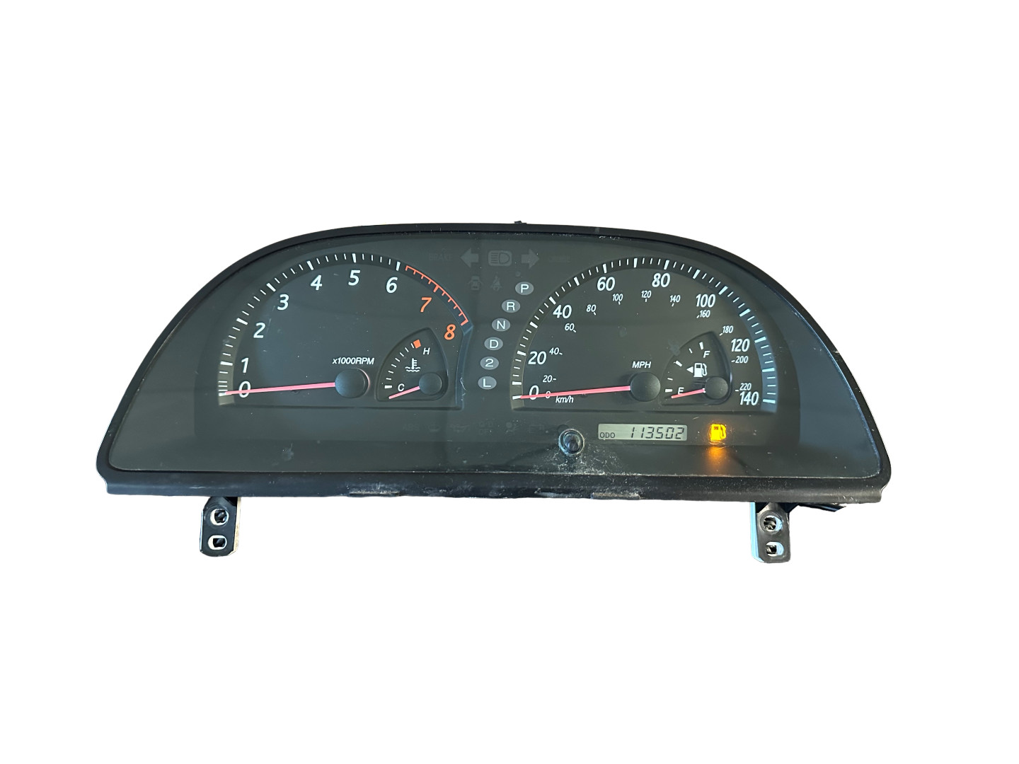 2002 - 2004 Toyota Camry LE/XLE 4 Cylinder Instrument Cluster 113,502 Miles
