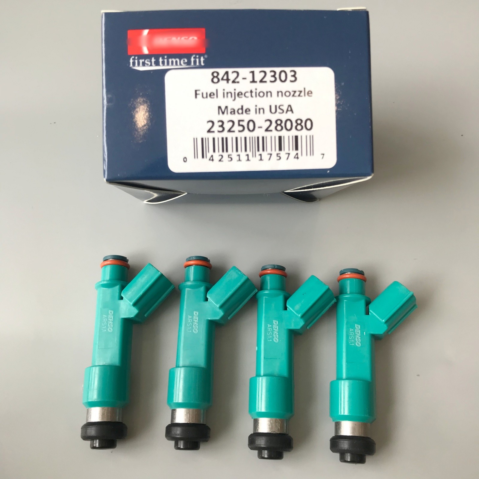 4X OEM DENSO Fuel Injectors 23250-28080 for 04-15 Toyota Matrix Highlander RAV4