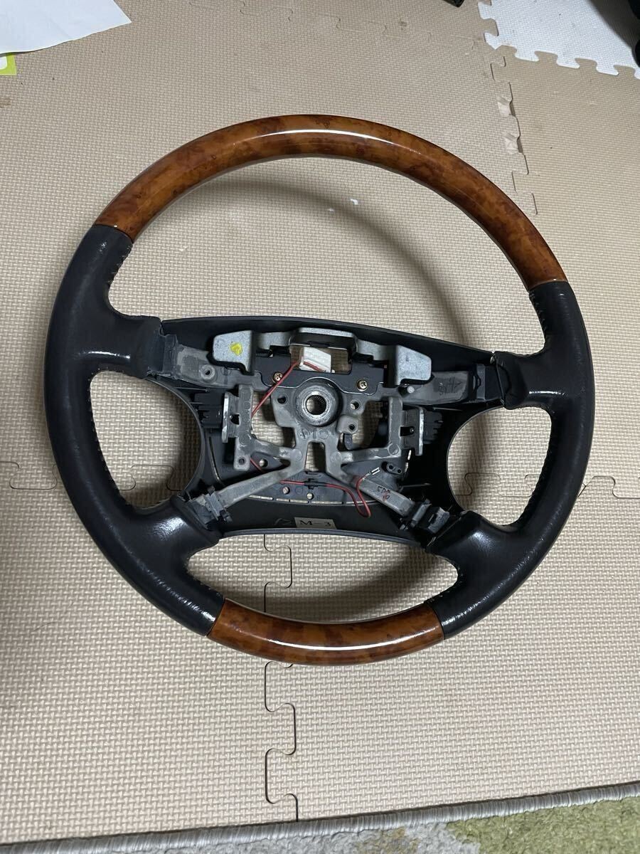 Excellent Toyota Mark II Blit 110 Series Wood Combination Steering Wheel OT-236