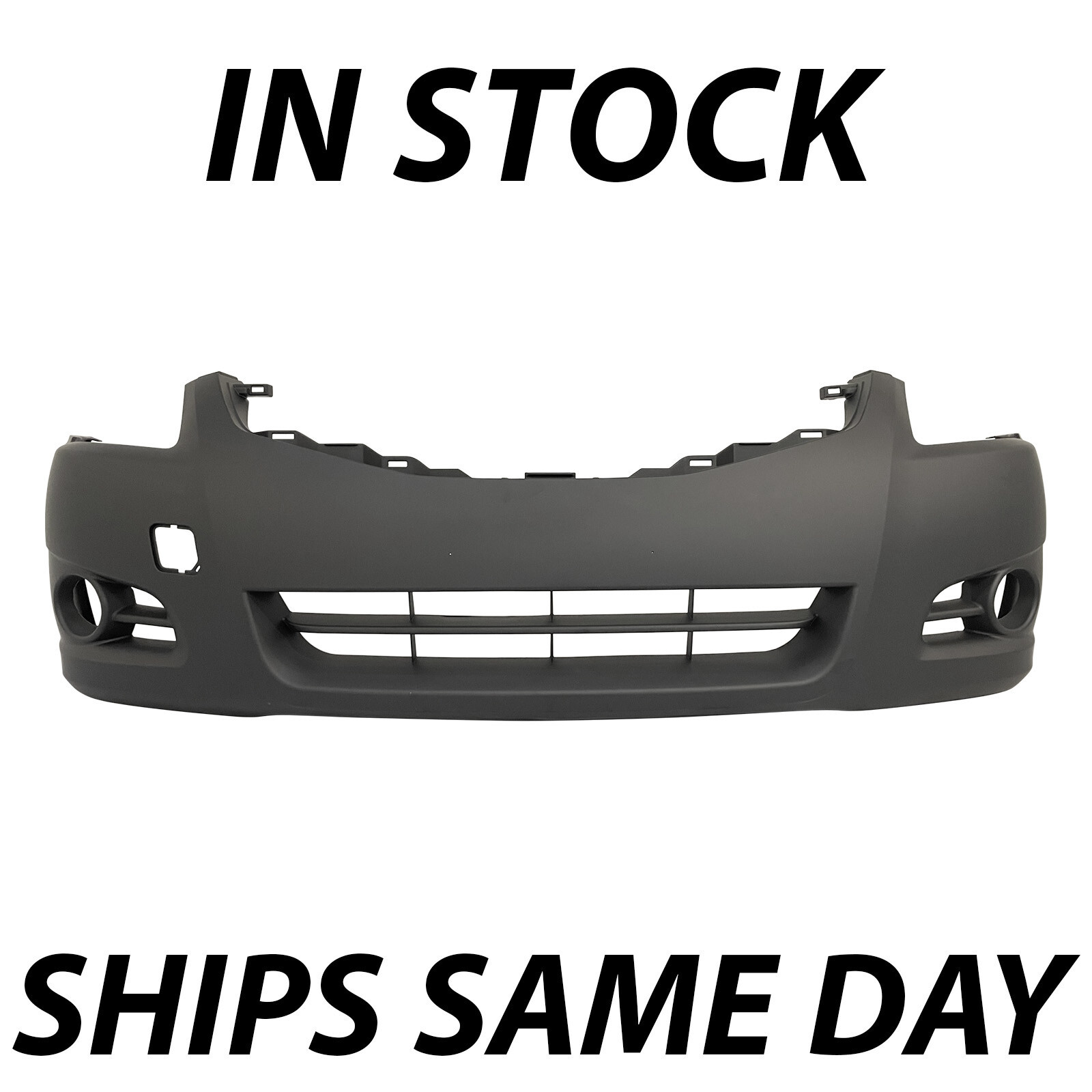 NEW - Primered Front Bumper Cover Fascia for 2010 2011 2012 Nissan Altima Sedan