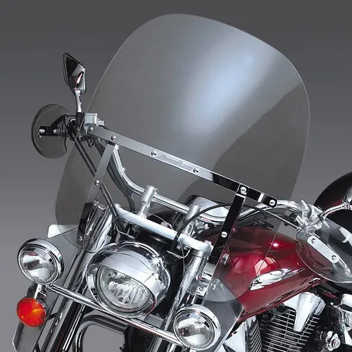 NC Switchblade 2 Up Windshield w Mount Hardware Honda Shadow Aero 750 04-22
