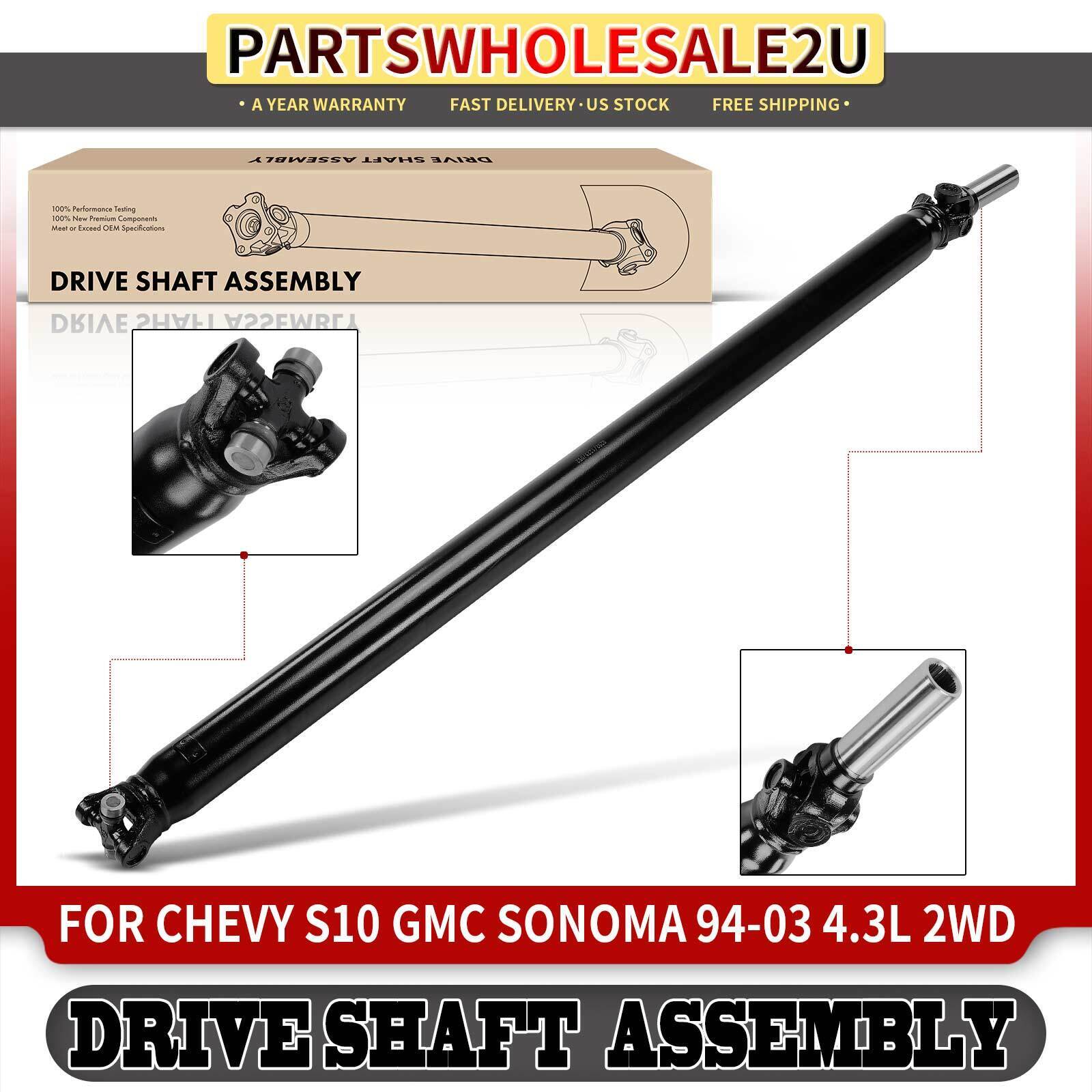 Rear Drivershaft Prop Shaft Assy for Chevy S10 S15 GMC Sonoma 94-03 V6 4.3L 2WD