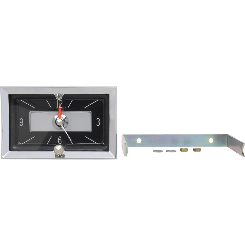 1957 Chevrolet Bel Air 150 210 Nomad; In-Dash Clock with Quartz Movement ; Black 1957 Chevrolet Bel Air 150 210 Nomad; In-Dash Clock with Quartz Movement ; Black