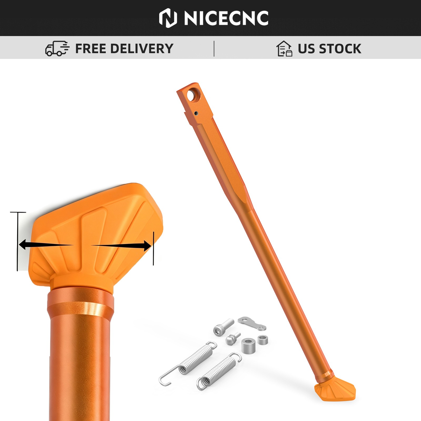 NICECNC Side Stand Kickstand For KTM 125 150 200 250 300 400 450 525 EXC 1998-07