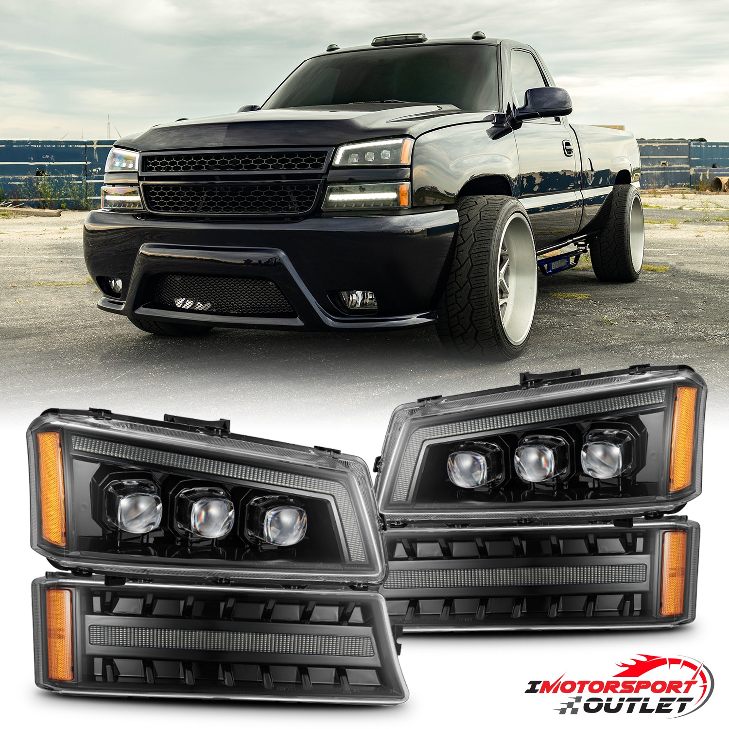 For AREX 03-06 Chevrolet Silverado/02-06 Avalanche (without body cladding)