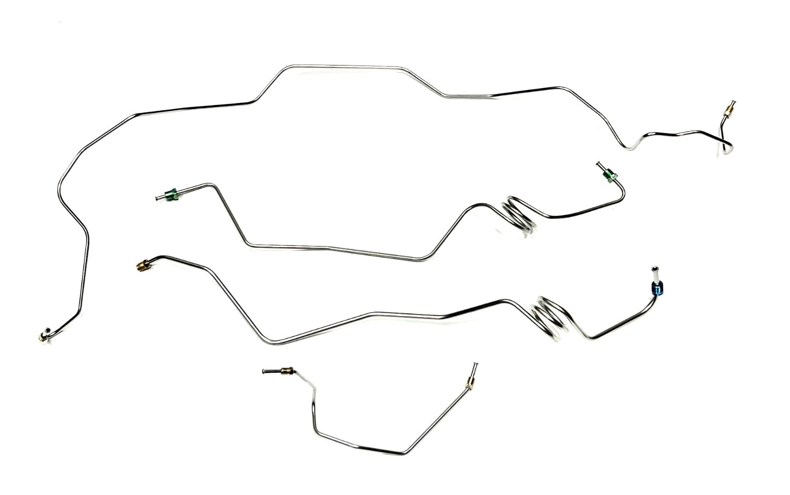 1978-87 El Camino Prebent Front Brake Line Kit Stainless Steel 1978-87 El Camino Prebent Front Brake Line Kit Stainless Steel