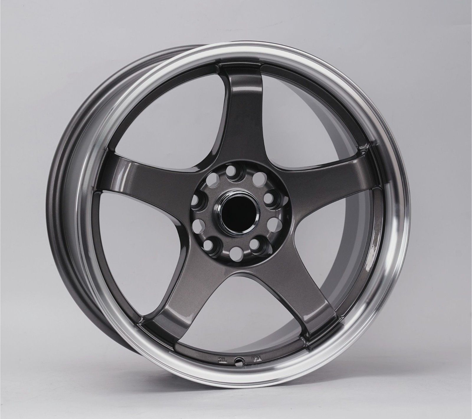 18 X 8.5 Inch Gunmetal Machine Lip Wheel Rim 5x114.3 Wheel ET 25 CB 73.1 18 X 8.5 Inch Gunmetal Machine Lip Wheel Rim 5x114.3 Wheel ET 25 CB 73.1