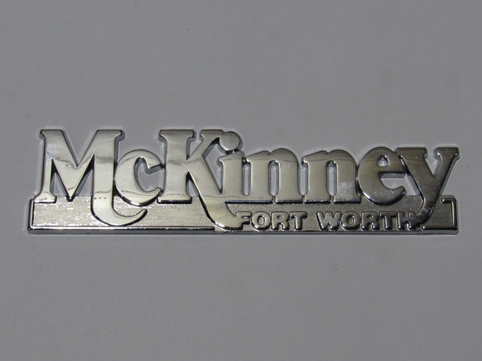 VTG McKinney Toyota Fort Worth Texas Metal Dealership Badge Emblem Tag TX Rare VTG McKinney Toyota Fort Worth Texas Metal Dealership Badge Emblem Tag TX Rare