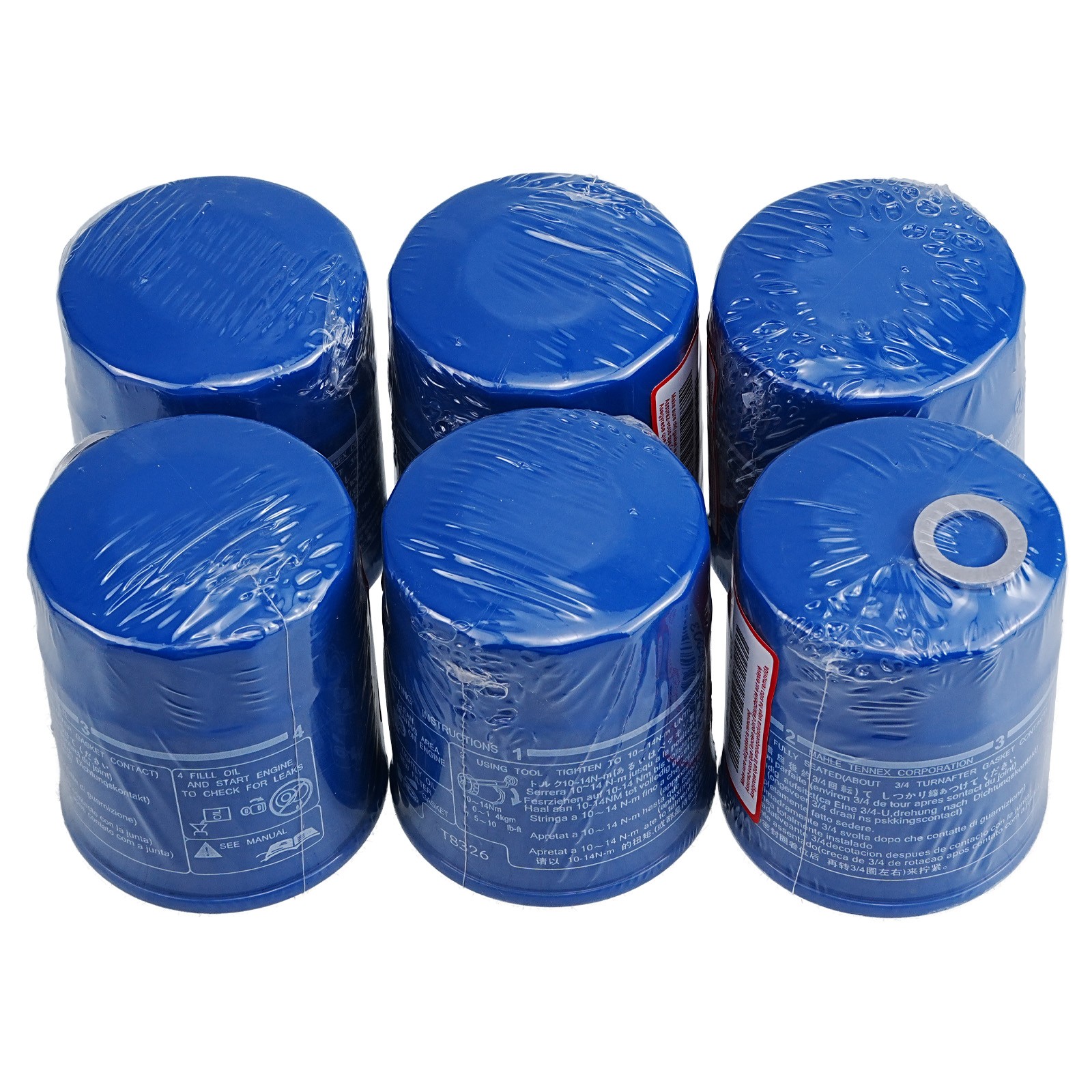 GENUINE 6PC Honda Genuine OEM Oil Filters w/Washers Gaskets 15400-RTA-003 US