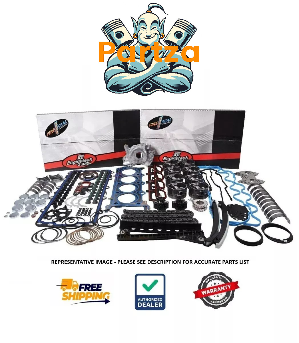 1960-1976 Chrysler Dodge 170 198 225 Slant 6 Engine Rebuild Kit 2.8L 3.2L 3.7L +