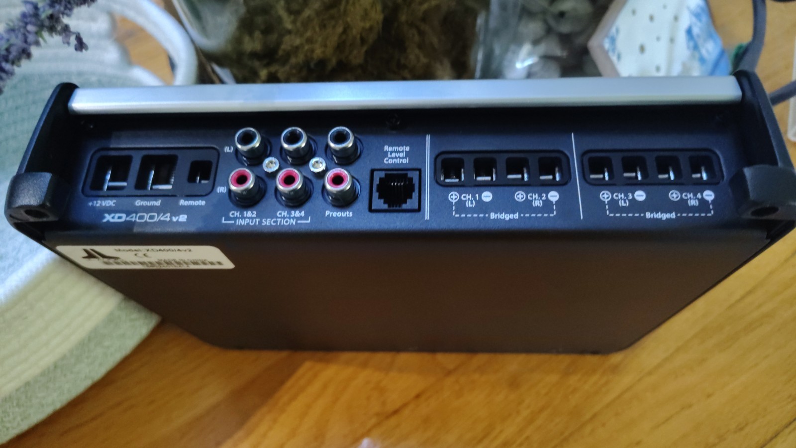 JL Audio XD400/4 v2 XD Series 4 Channel Class D 4x100w Car Amplifier 400w RMS