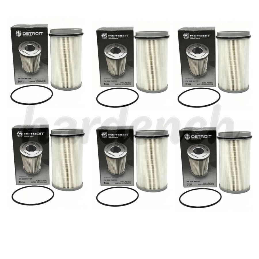 6X Fuel Filter Water Separator PF46235 R61709 For DD-13 DD-15 DD-16 FS20176 6X Fuel Filter Water Separator PF46235 R61709 For DD-13 DD-15 DD-16 FS20176