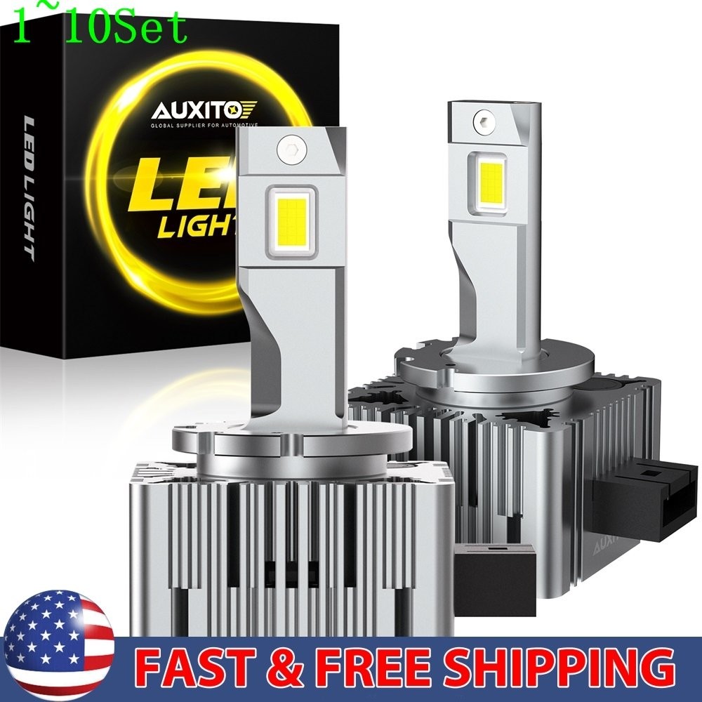 D1S D1R LED Headlight 200W Bulb 6000K Super White HID Xenon Conversion 1-10Set