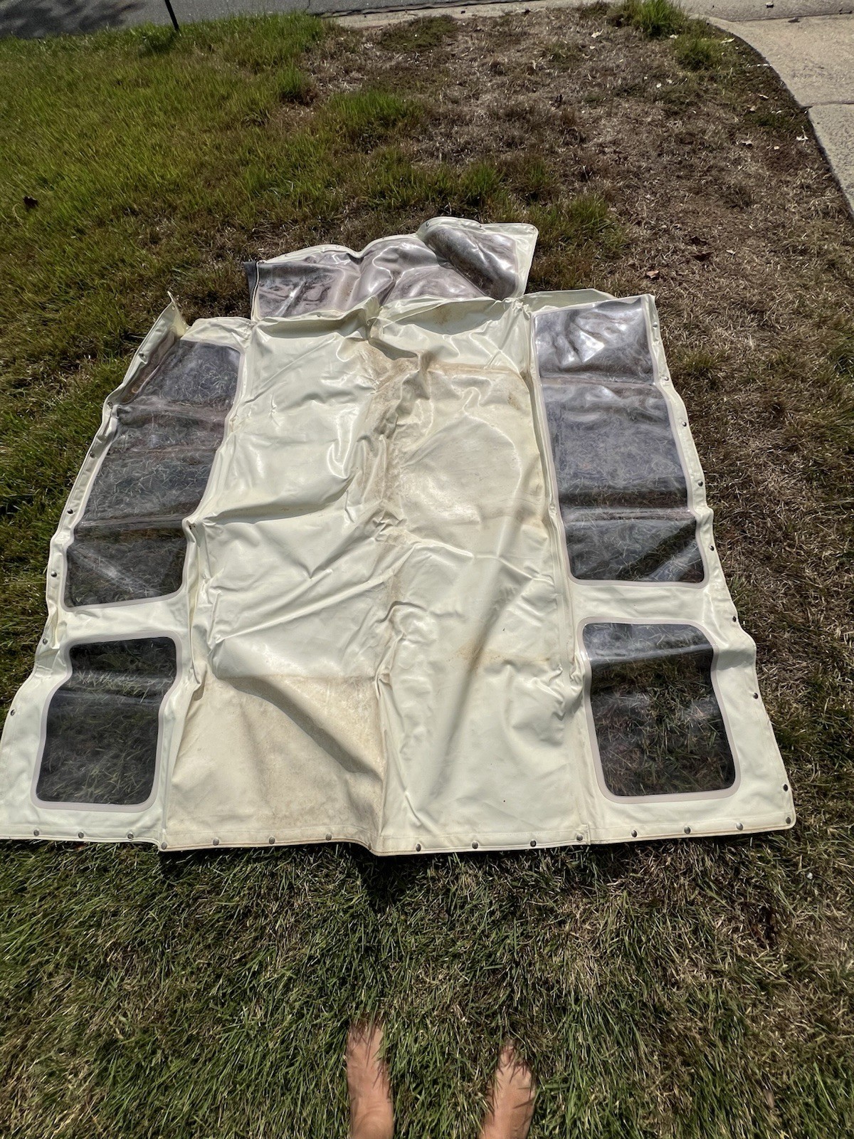 1984 - 1989 Toyota 4Runner Soft Top Cargo Cover white 1984 - 1989 Toyota 4Runner Soft Top Cargo Cover white