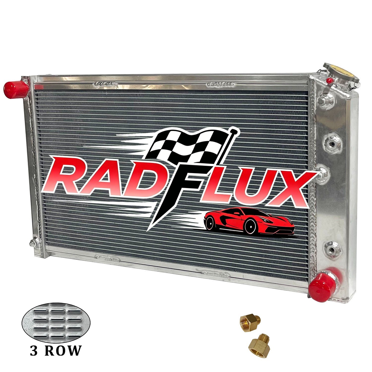 #161 Radiator For 1968-1972 Chevy Caprice Buick Skylark Riviera 4.1 5.7L AT 3Row