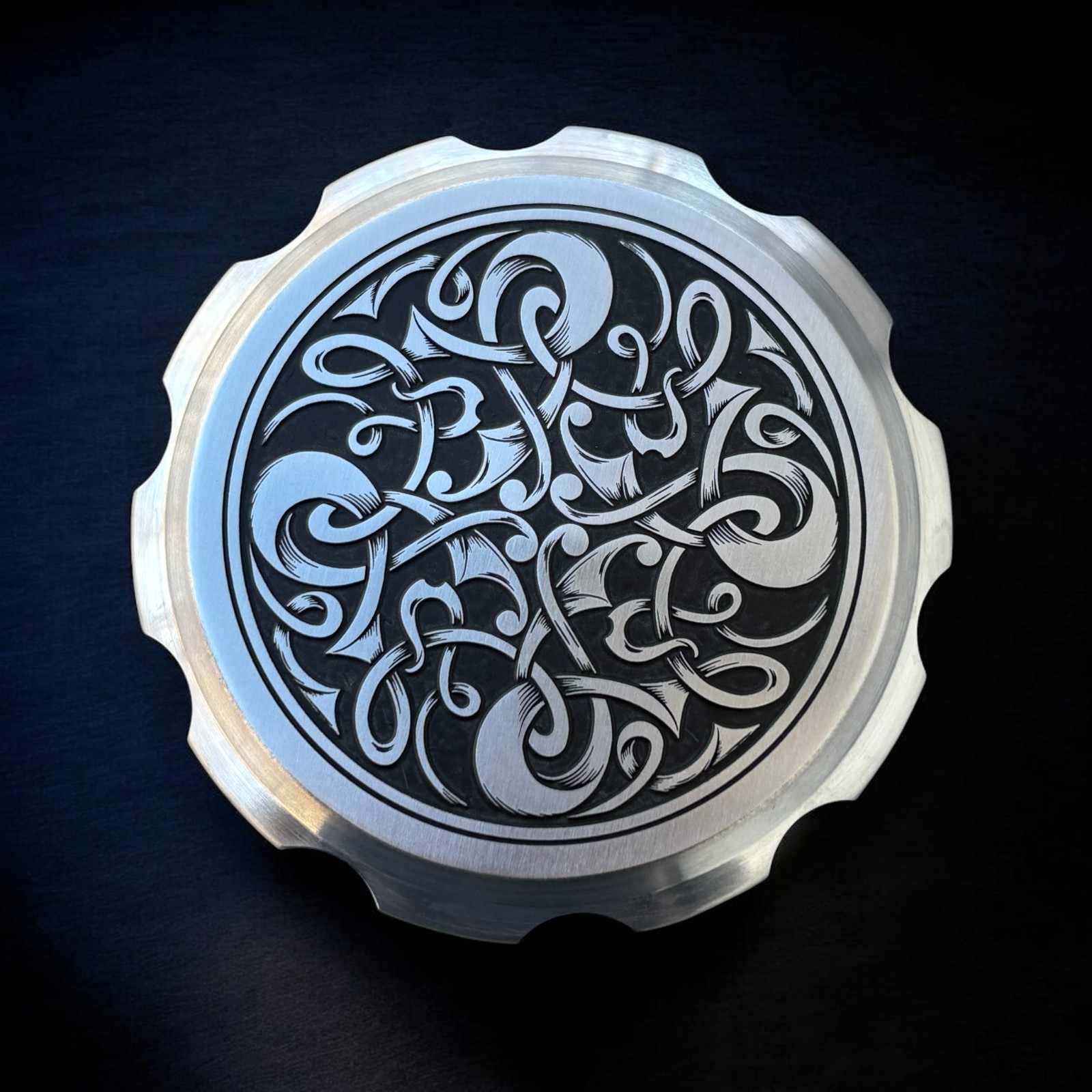 Custom Engraved Gas Cap for Harley - Norse Viking