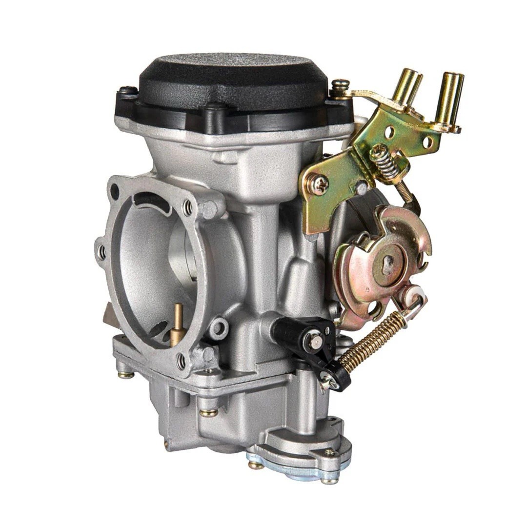 AMERICAN PRIME Keihin Style CV40 Carburetor, Cast Finish For Harley Davidson
