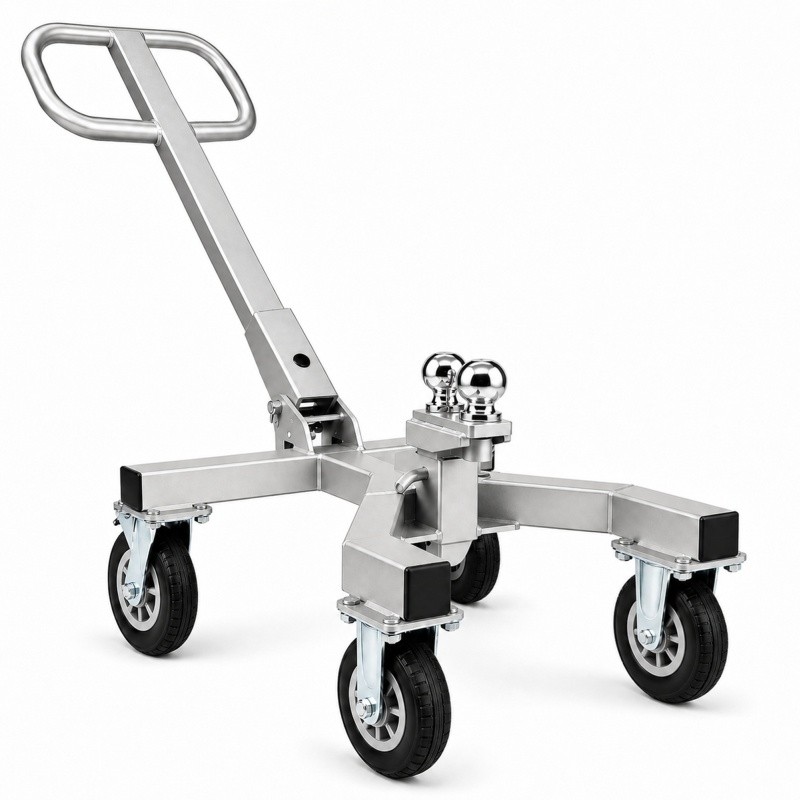 12000lbs Heavy Duty Trailer Dolly 4 Wheel Portable Tow Dolly for RV Boat Camper