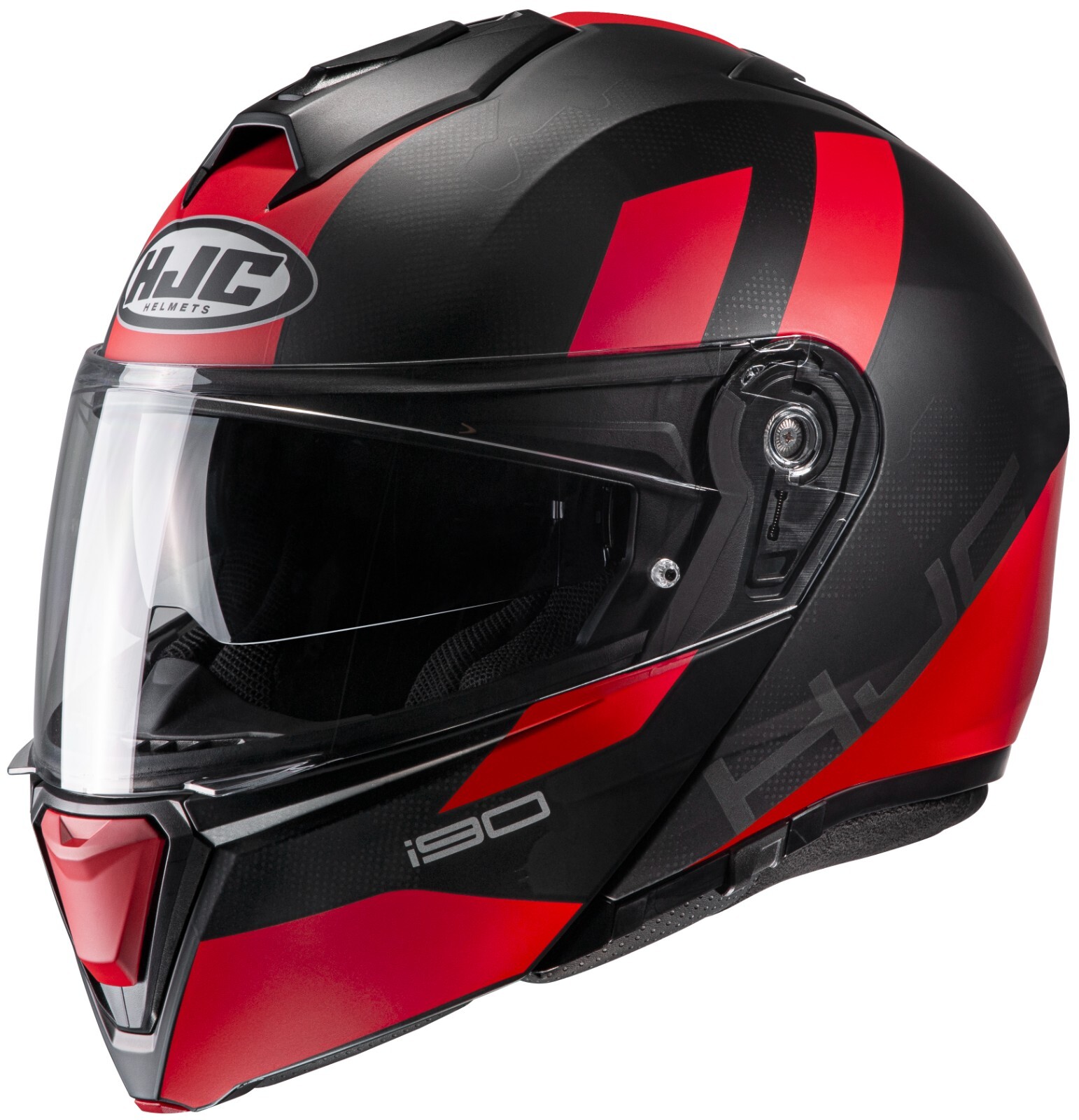 HJC i90 Syrex Modular Sunscreen Motorcycle Helmet Red XS S M L XL 2XL