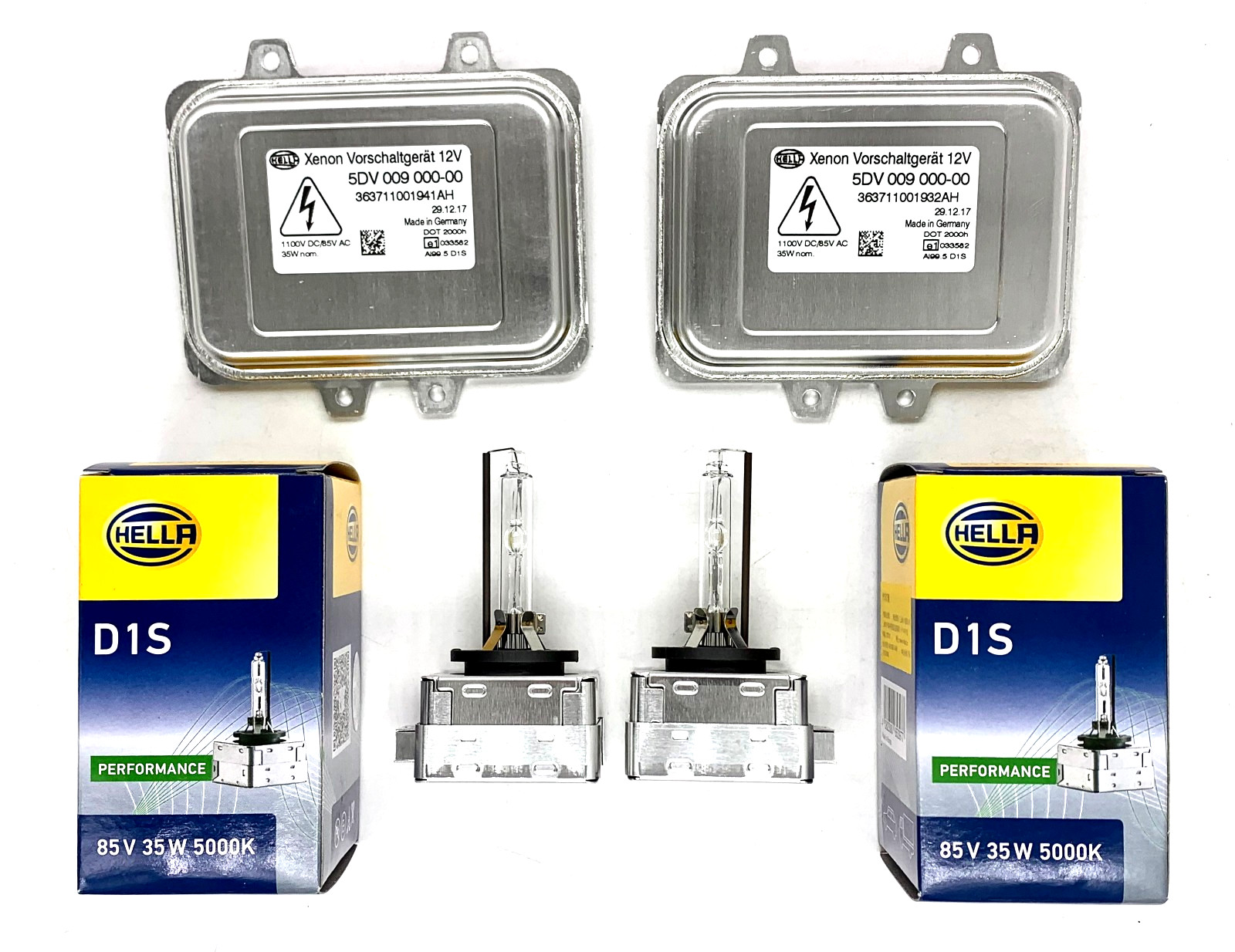 2x New for 06-09 BMW E60 530i 535i 540i M5 Xenon HID Ballast & D1S 5000K Bulb