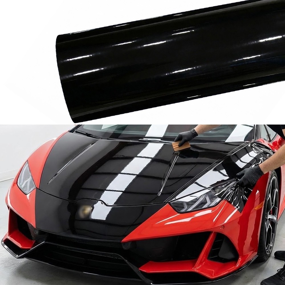 Premium High Gloss Vinyl Film Car Wrap Sticker Decal DIY Bubble Free Air Release