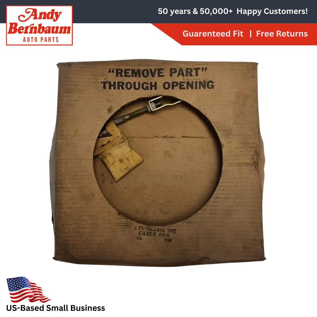 1957-1958 Dodge Truck Emergency Parking Front Brake Cable Package 1881707 NOS 1957-1958 Dodge Truck Emergency Parking Front Brake Cable Package 1881707 NOS